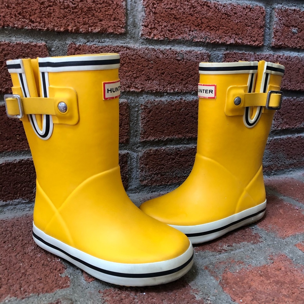 Hunter Boots yellow toddler size 8